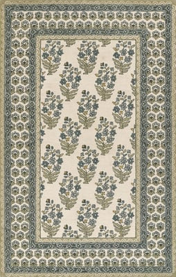 Cotswold COT-3 Green Wool Hand-Tufted Area Rug | Rugs Direct
