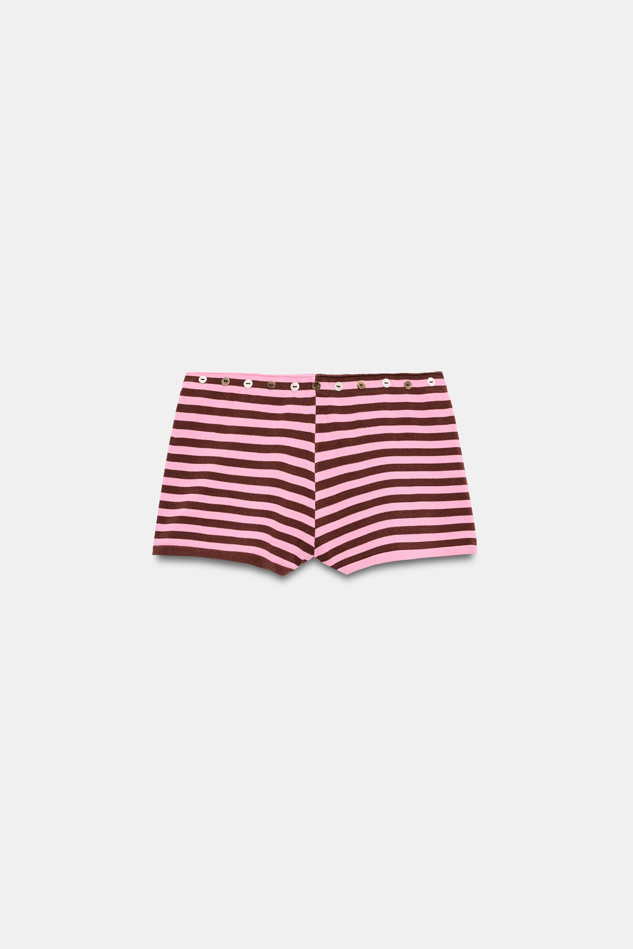 MINI STRIPED SHORTS | Zara US
