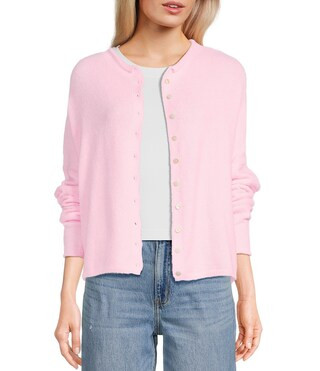 Piper Button-Front Cardigan | Dillard's
