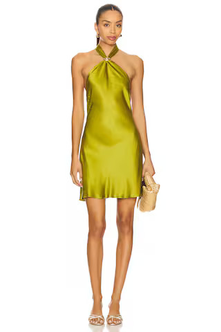 House of Harlow 1960 x REVOLVE Sakai Mini Dress in Cypress Green from Revolve.com | Revolve Clothing (Global)