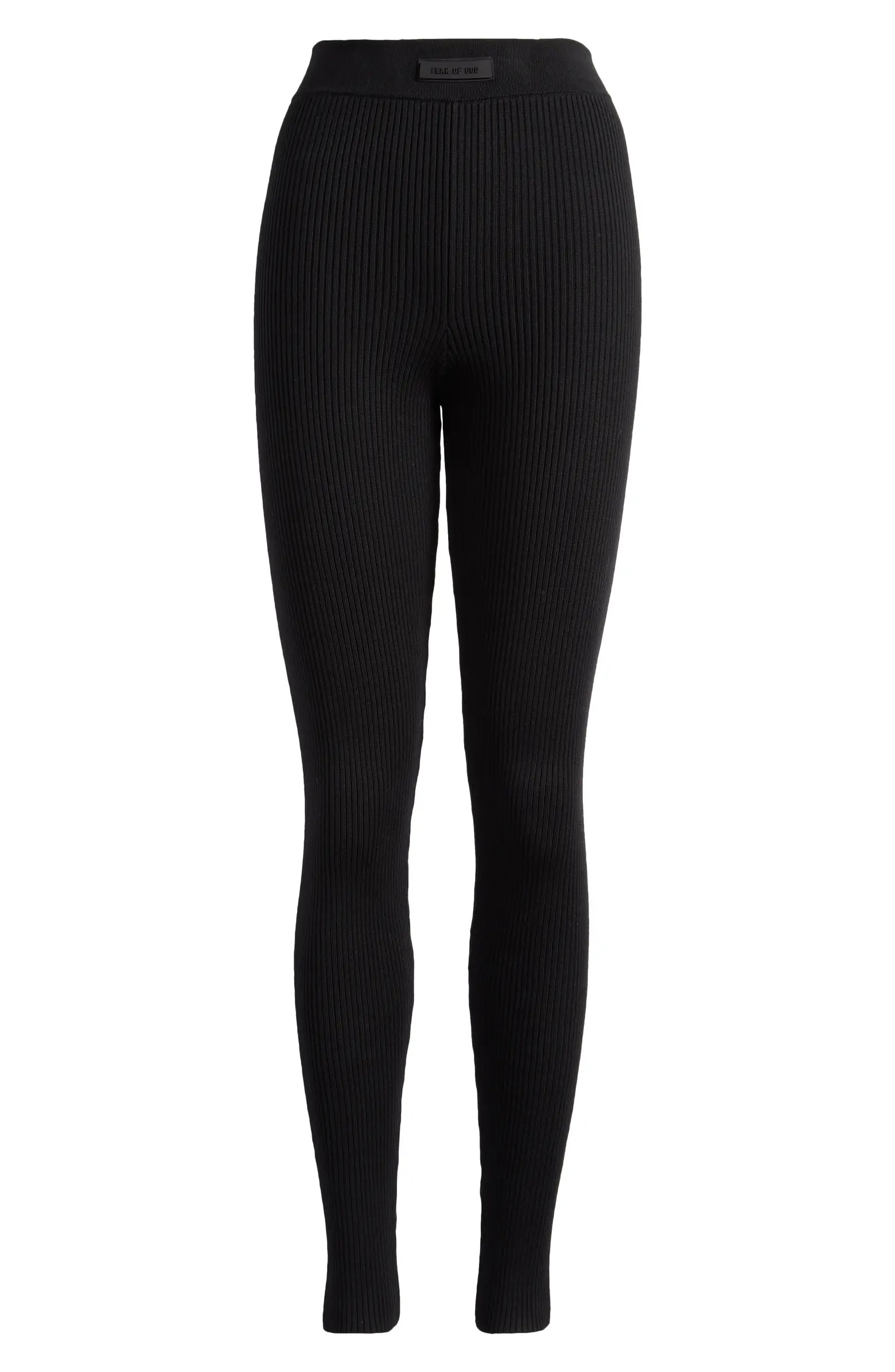 Fear of God Essentials Essentials Rib Sweater Leggings | Nordstrom | Nordstrom