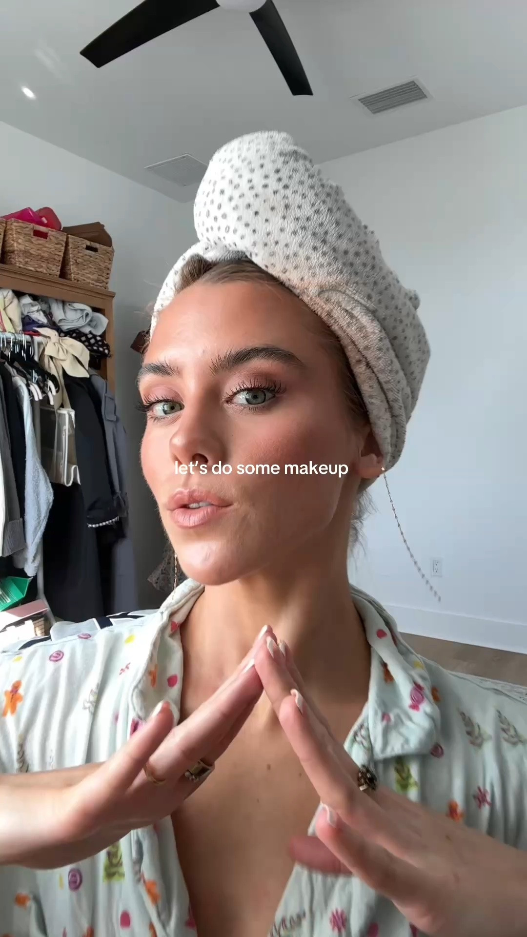 I have very sensitive, dry, and acne prone skin. Y’all, I love to show how makeup doesn’t have to be difficult and you don't have to have perfect skin to have perfect looking makeup. EVERYTHING I used for my makeup today: For skin prep I used my Magic Molecule (code SLOANEVOSEN) hypochlorous acid + I am obsessed with the Dibs Beauty (code SLOANE) Love Beam Perfector shade 2 as a makeup base for perfect glowy skin. My foundation, I used the Haus Labs shade 200 foundation. Take the extra time on your base, if your base is perfect the rest of the skin will be too. Dibs beauty (code SLOANE) glow tour duo stick for cream contour/bronzer shade moon dust with Haus labs glassy blue stick shade glossy cinnamon. For blush I used same moon dust shade of the glow tour and the desert island duo shade 4. Moving into the under eyes, the concealer is the Natasha Denona concealer shade N2 and it must be blended with the BK Beauty A506 concealer brush. My powder is the Huda beauty cherry peach setting powder. For the fun part all the powder products I start with my all time favorite bronzer, Dibs Beauty Baked Bronzer (code SLOANE) shade caramel cappuccino I also use this on the eyes as eyeshadow with the Valentino Eye 2 Cheek in shade 4. If you want a shimmer eyeshadow add your powder highlight on top! My powder blush is another fan fav Dibs Beauty Baked Blush in spice gal (code SLOANE). Brows are the ABH clear eyebrow gel. I used the dibs beauty Highlight Stick as my nose highlight. Setting spray obsession is the Anastasia Beverly Hills Impeccable Skin Setting Spray. The mascara is maybelline body mascara. Today's lip combo: Huda beauty soft nude lip liner and Fenty beauty ice pineapple. Finishes off with L’Oréal Paris 3 second setting mist

#LTKgrwm #LTKselfcare #LTKBeauty