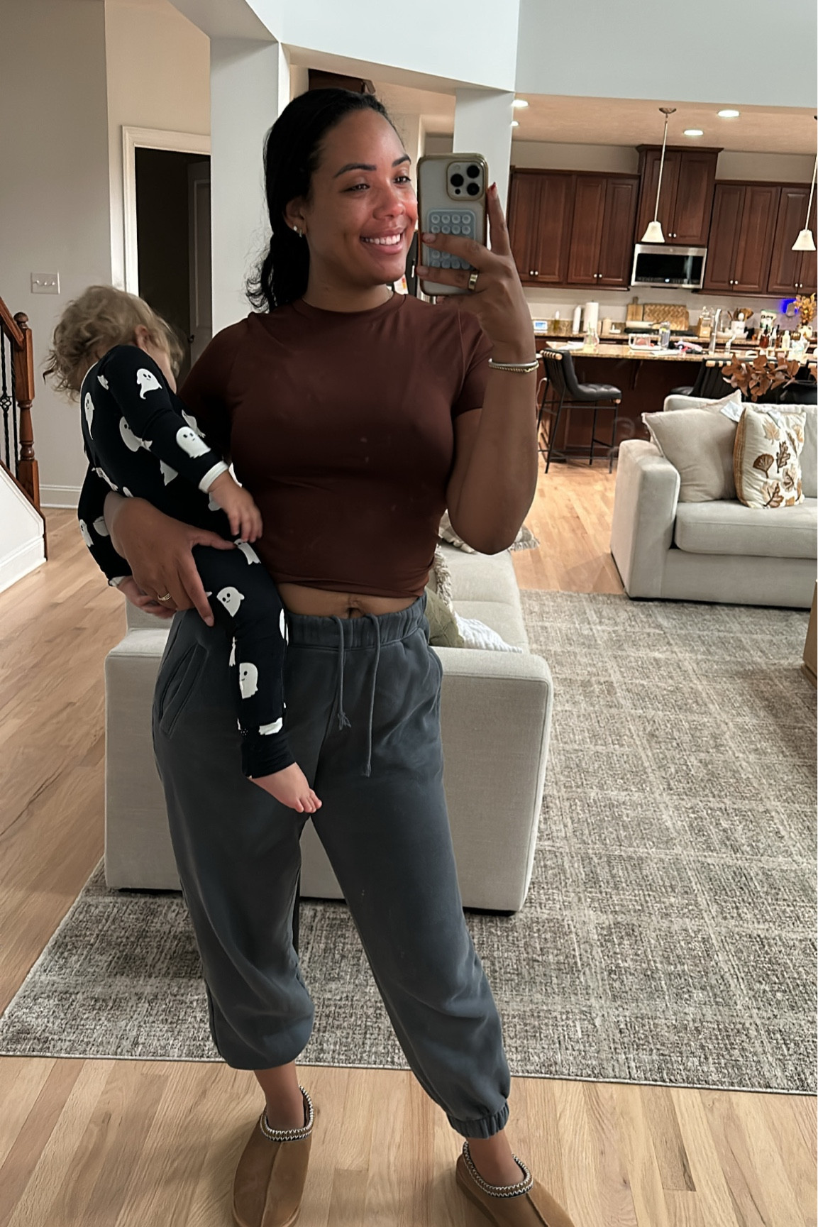 Loungewear set for a fall day. Loving these slippers for cozy vibes 

#LTKFallSale #LTKFindsUnder50 #LTKFindsUnder100