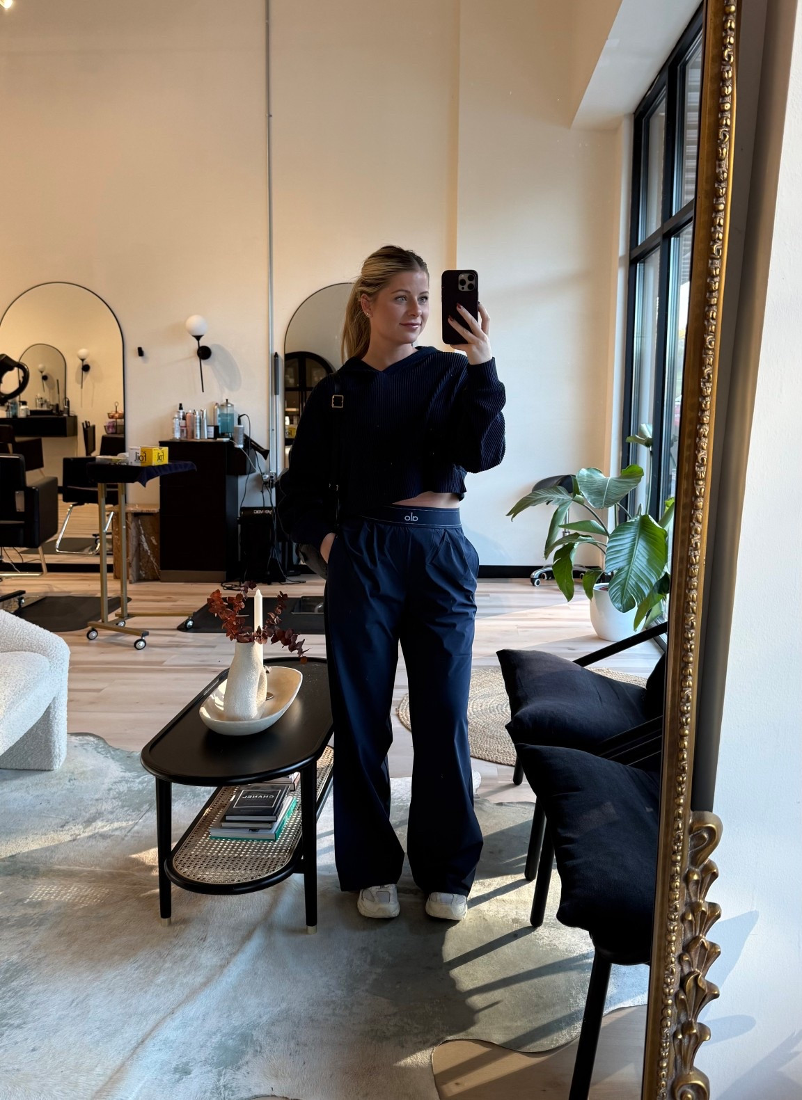 Causal outfit of the day! 
Alo pants: small
Alo hoodie: small
T-shirt: small 

#LTKStyleTip #LTKSeasonal #LTKTravel