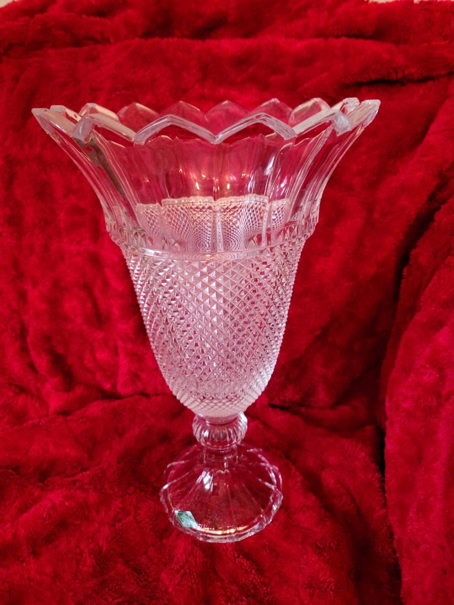 Tiara Vase - Shannon by Godinger Lead Crystal 16" Vase | eBay | eBay US
