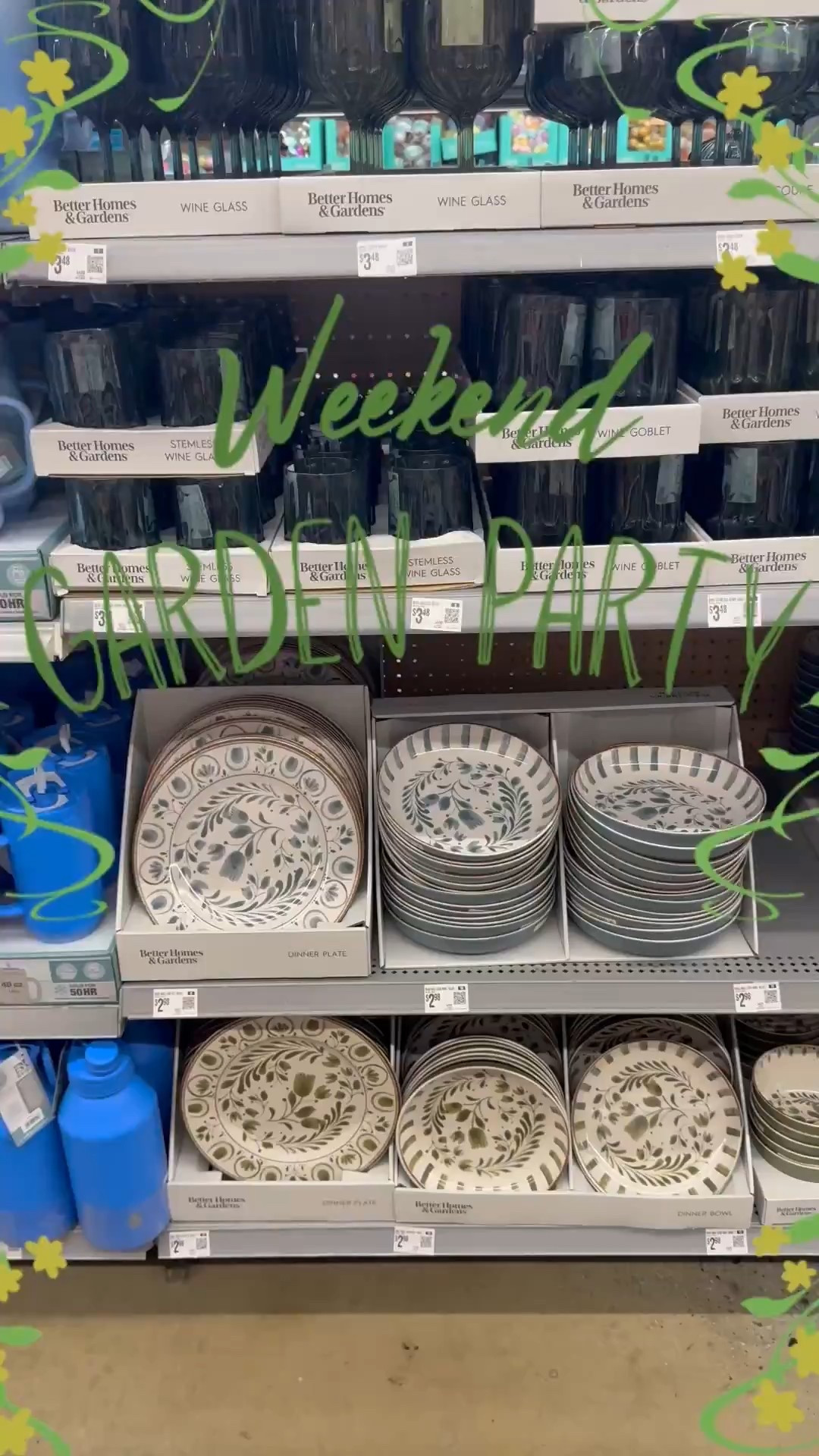 Walmart Better Homes & Gardens stylish, and sensible outdoor dining to add a modern touch to your garden party weekend. This sophisticated look comes in both this beautiful green and a sleek blue finish. The neutral color will elevate your table without elevating the budget perfect for indoor and outdoor use. Is dishwasher safe.#LTKWatchNow 

#LTKFindsUnder50 #LTKSeasonal #LTKHome