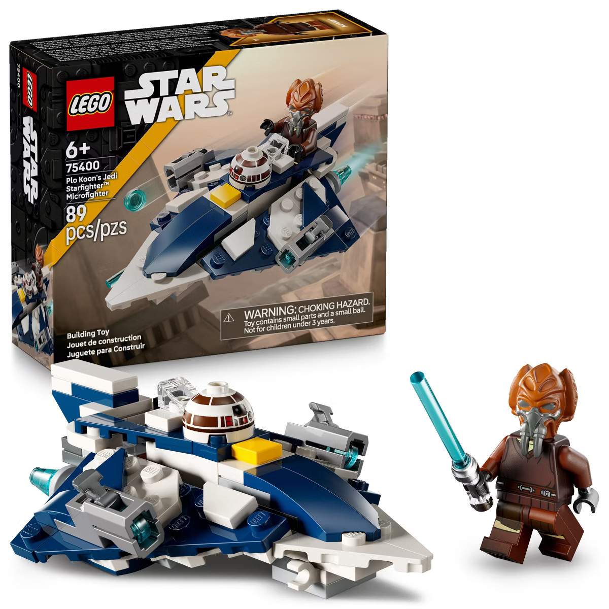 LEGO Star Wars PloKoon's Jedi Starfighter Microfighter 75400 | Target