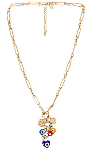 Evil Eye Necklace in Gold | Revolve Clothing (Global)