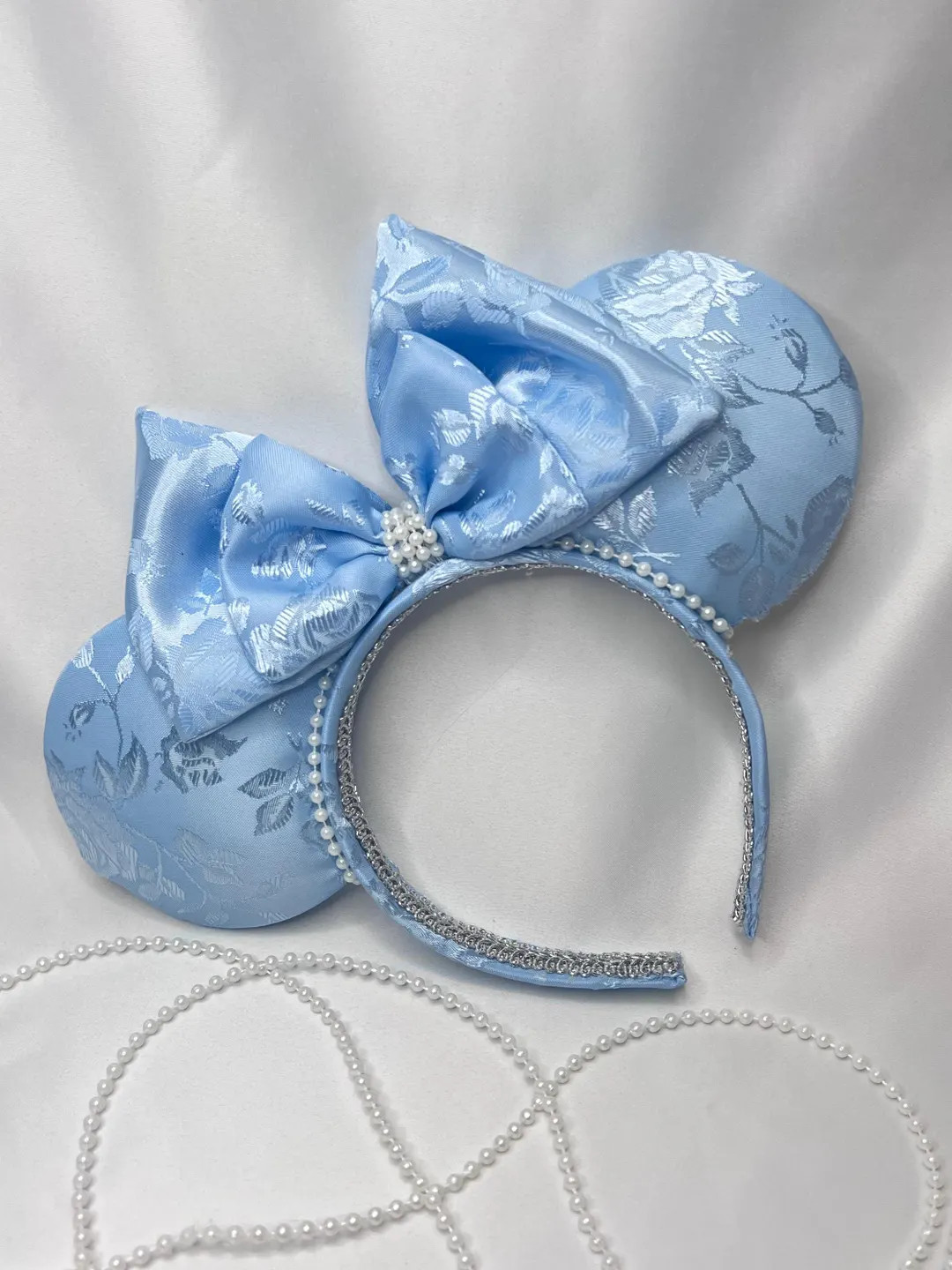 Cinderella Pearl ( Blue) inspired Minnie Ears | Etsy (US)