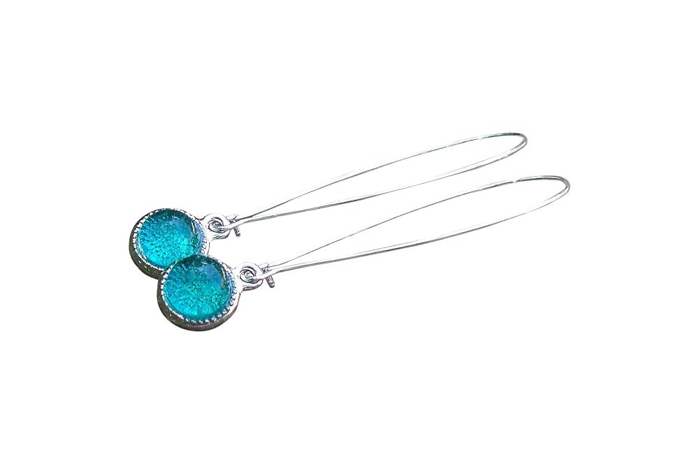 Recycled Vintage Mason Jar Long Drop Charm Earrings | Amazon (US)