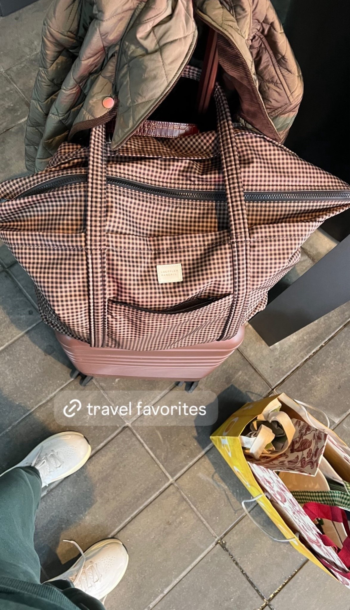 Travel favorites. Packing cubes luggage comfortable clothing . Travel tote in stock with leopard which i love! also comes in green and black.

#LTKTravel #LTKootd #LTKgrwm