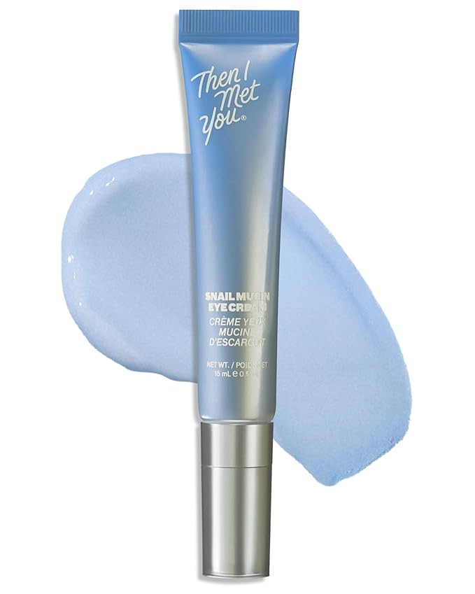 Then I Met You Snail Mucin Eye Cream, Korean Skincare for Dark Circles, Puffy Eyes, Fine Lines & ... | Amazon (US)