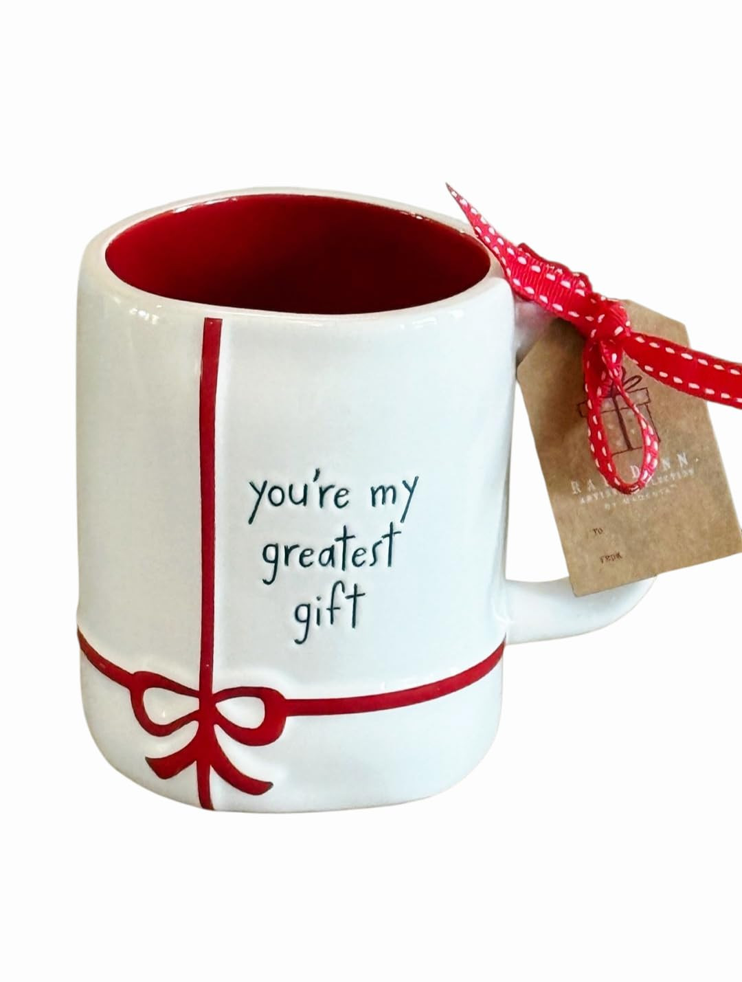 Rae Dunn You're My greatest Gift ceramic coffee mug. | Amazon (US)
