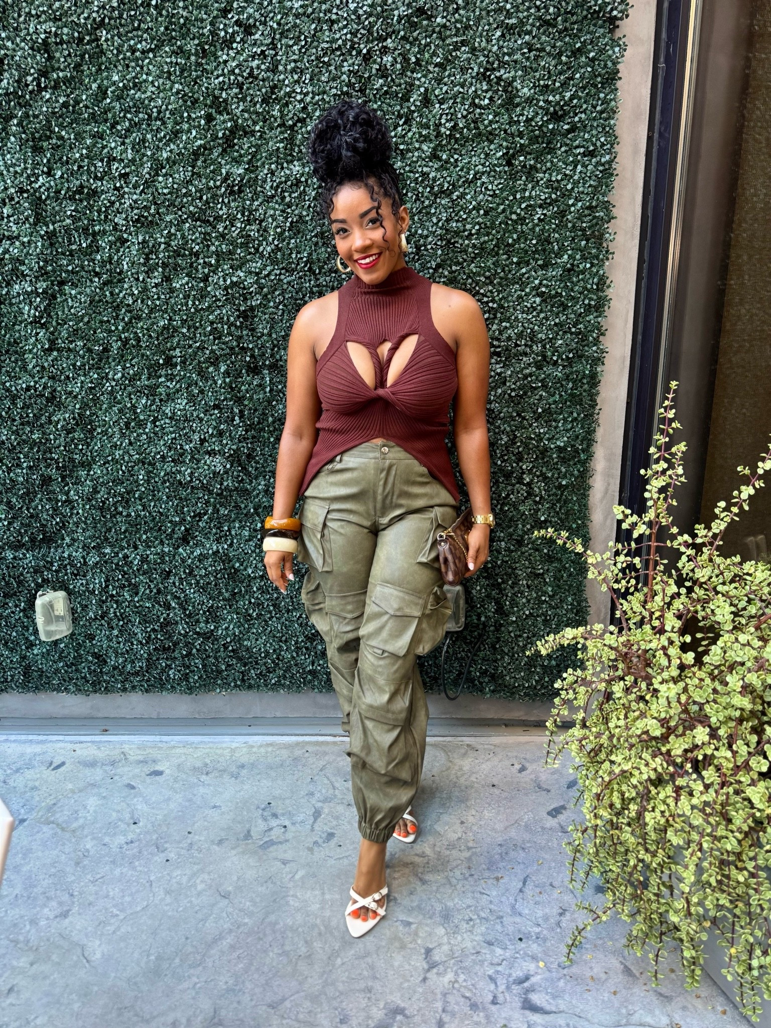 Chris brown and usher concert fit. Also great for any date night. 🤎

#LTKootd