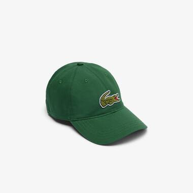 Unisex Crocodile Badge Cotton Twill Cap | Lacoste (US)