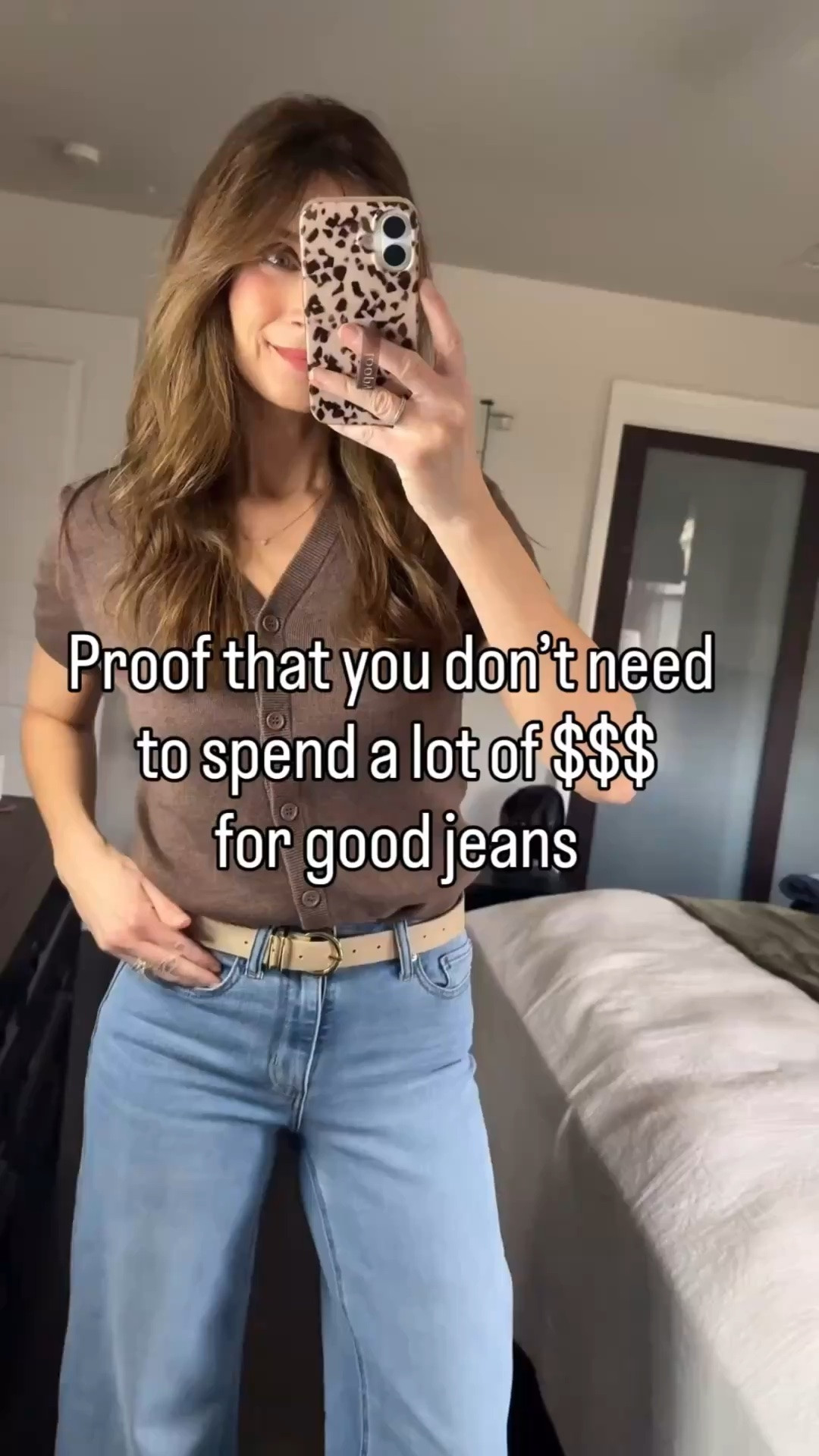 $28 Target Wide Leg High Rise Jeans

Can’t beat that price for this look!!

They run a little small. I’m wearing a 4

5’8” 130lbs

#LTKmomlife