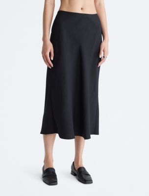 Soft Twill Midi Skirt | Calvin Klein | Calvin Klein (US)
