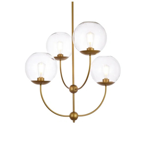 Gerdhild 4 - Light Unique Globe Chandelier | Wayfair Professional