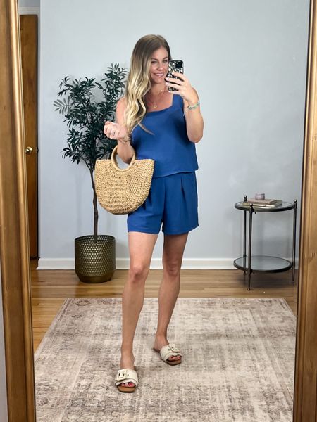 Super comfy matching set! Nice and lightweight and available in 19 colors  Currently on sale for 20% off. Perfect for lounging or add some fun accessories to dress it up. Wearing size small. #amazonfashion #founditonamazon #founditonamazonfashion 

#LTKStyleTip #LTKFindsUnder50 #LTKSaleAlert