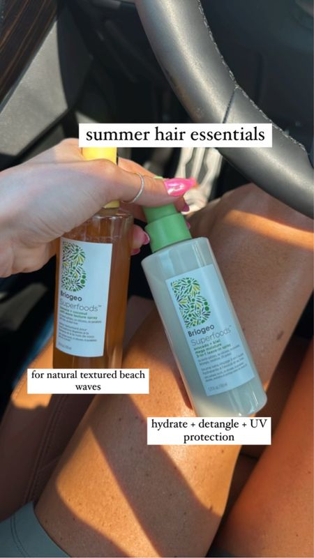 summer hair must-haves! 🤍