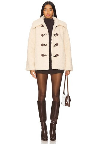 Mia Coat in Cream | Revolve Clothing (Global)