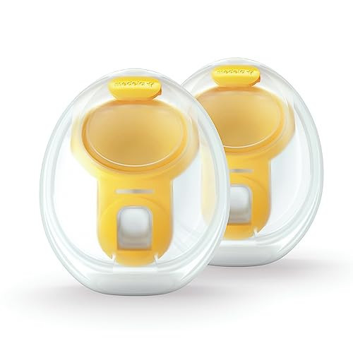 Medela Hands-Free Collection Cups, Compatible with Freestyle Flex, Pump in Style with MaxFlow, and Swing Maxi Electric Breast Pumps, 1 Set of 2 Cups | Amazon (US)