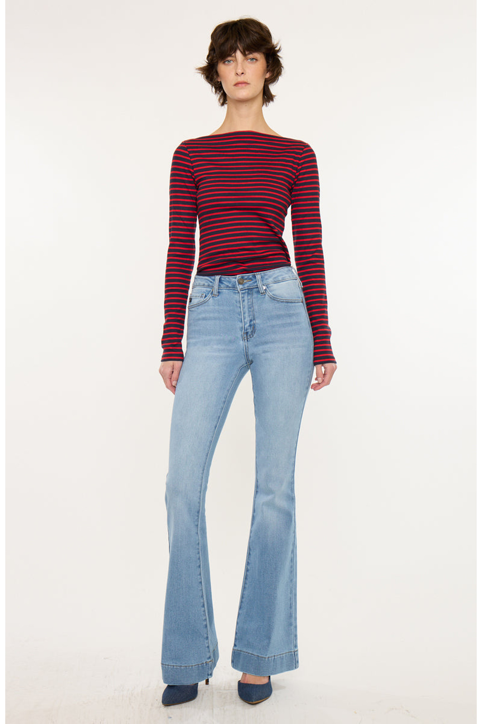 KanCan Roxanne High Rise Flare Jeans (Women) | Nordstrom | Nordstrom