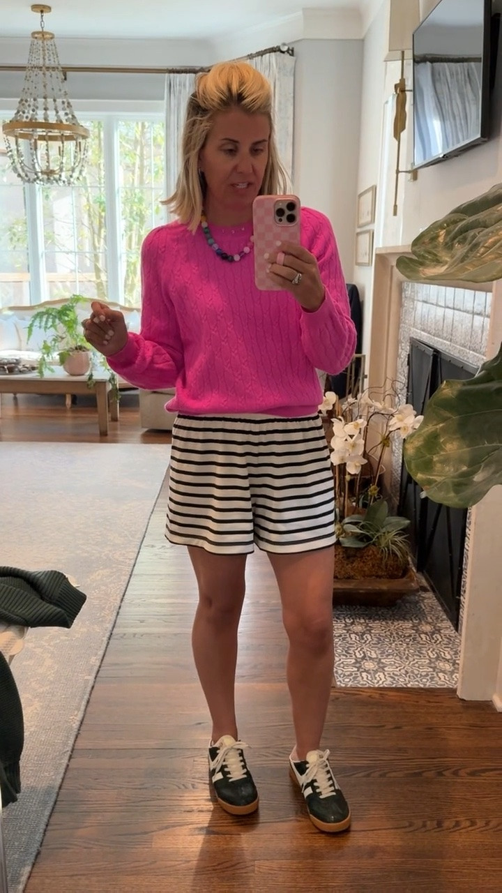 Cashmere sweater from Walmart… Yes, please!! 
Sweater - xs
Shorts - small
Sneakers - 8 tts

#LTKdayinmylife #LTKootd #LTKmomlife