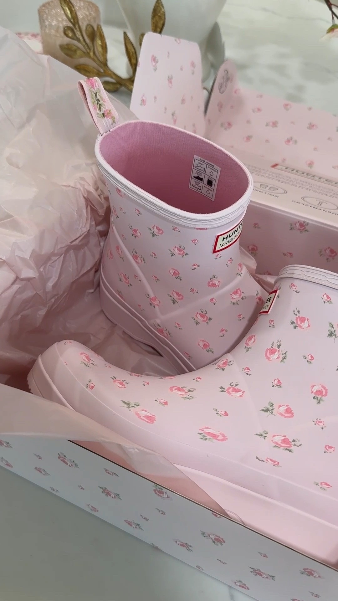 the girliest pink floral rain boots I ever saw!! They fit true to size! ￼@LoveShackFancy

#LTKSaleAlert #LTKSeasonal #LTKootd