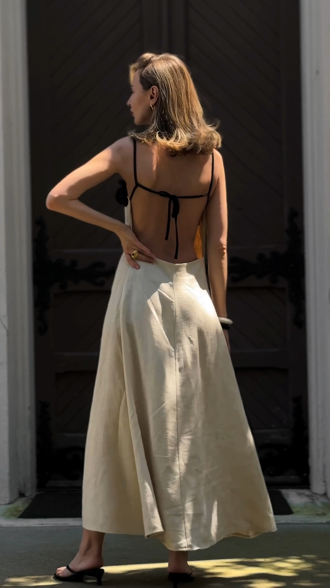 Amazing summer dress. Light and airy. I buy it on Revolve website. Returns are free and super easy. The package comes with the return label printed.

I got this dress in size S
It is perfect for your next vacation!

#LTKstyletip