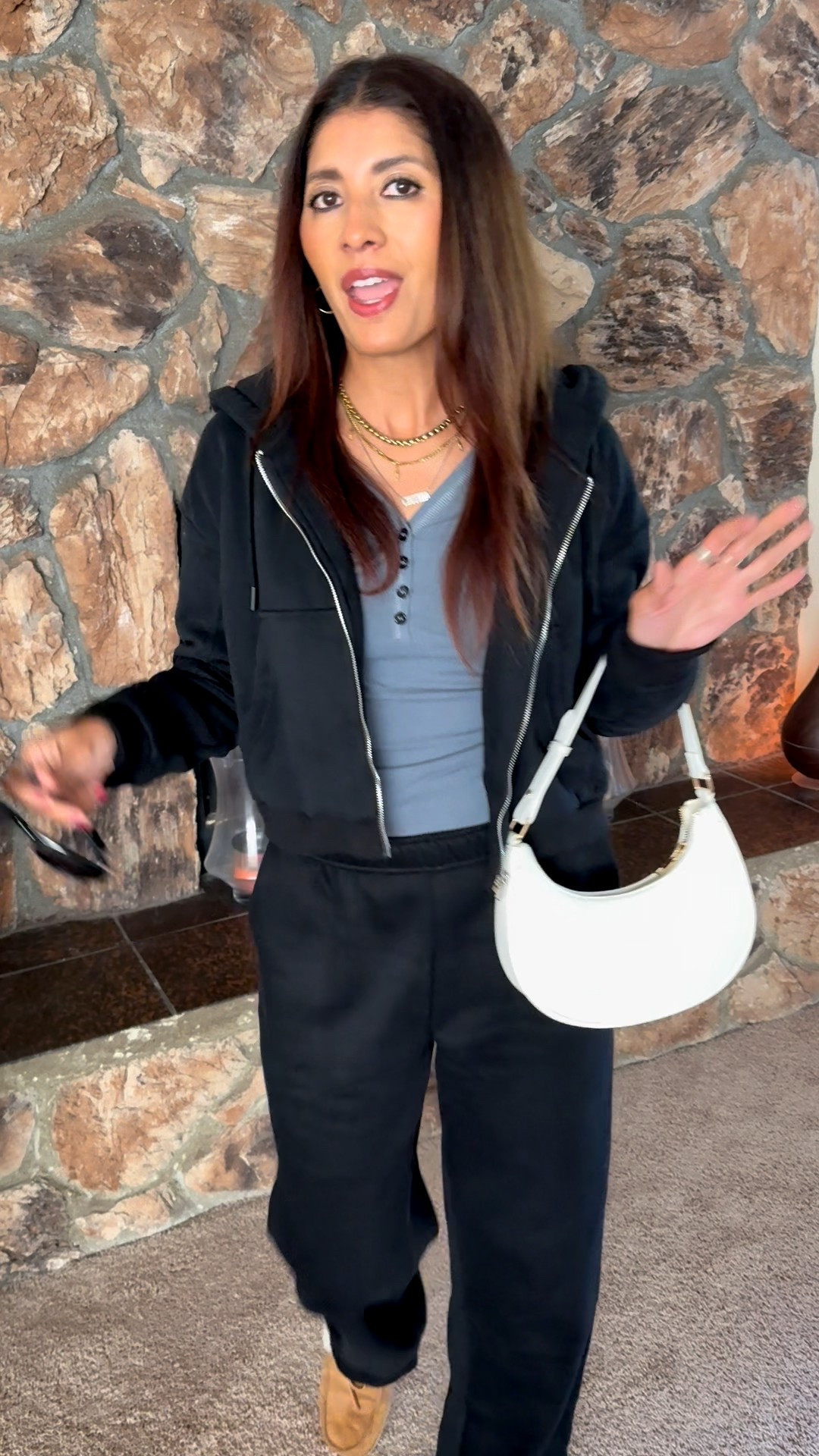 This cozy cropped hoodie jacket & sweatpants set is my go-to for travel days, lounging at home, WFH, weekend plans, and running errands. Soft, comfy, and effortlessly cute—perfect for that off-duty / mom-style look that still feels put together. Easy to mix & match and ideal for all-day wear. ✈️☕️



cozy sweatsuit set, cropped hoodie jacket, sweatpants set women, travel outfit women, airport outfit, lounge set women, wfh outfit, casual weekend outfit, comfy matching set, mom style outfit, athleisure wear women, errands outfit, soft cozy loungewear, fall lounge set, everyday casual outfit, relaxed fit sweats, comfy travel clothes

#LTKFindsUnder50 #LTKootd #LTKOver40