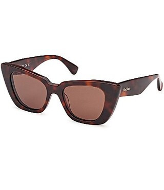 MaxMara Women's Glimpse5 50mm Tortoise Framed Butterfly Sunglasses - Havana | Dillard's