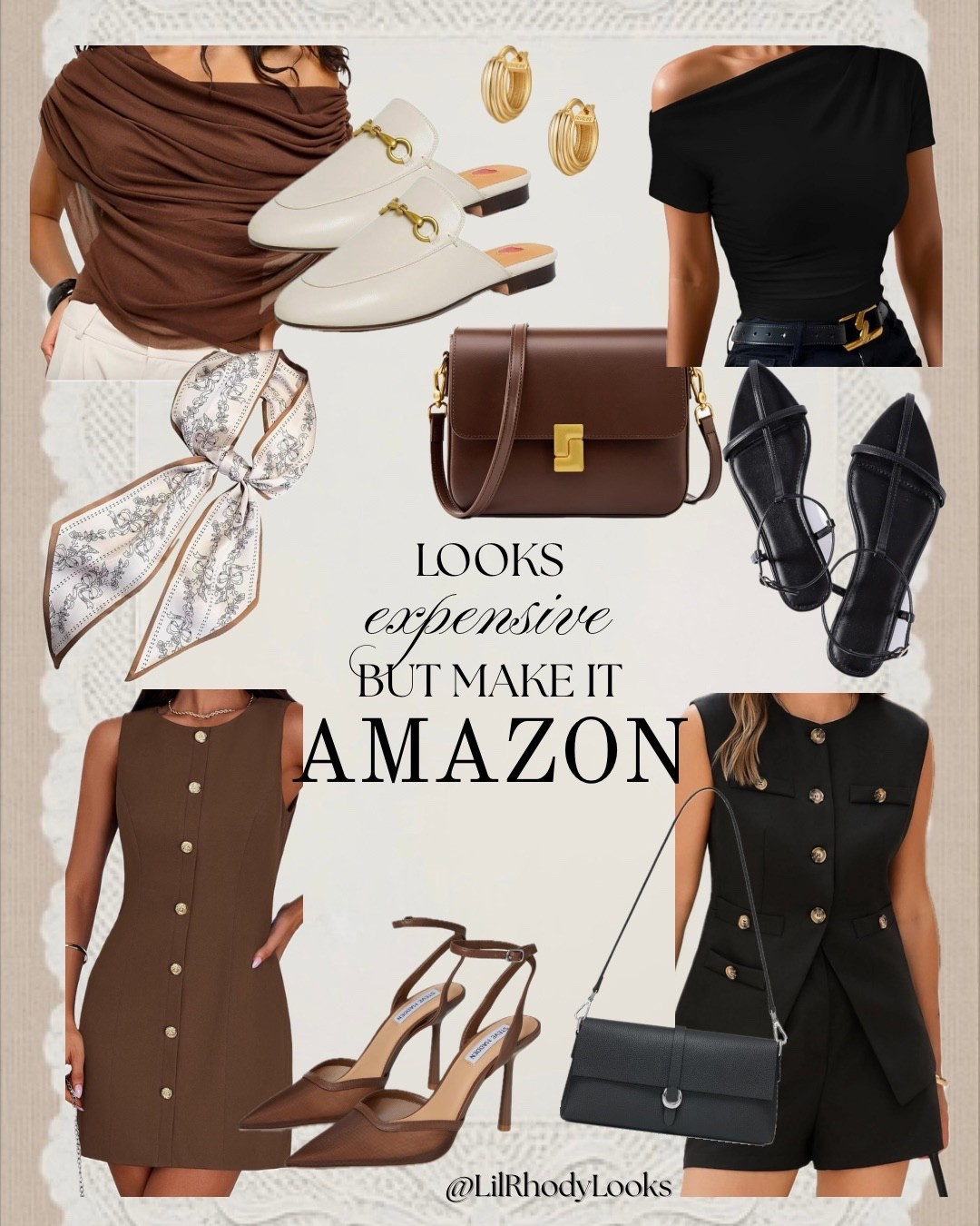 Old money aesthetic, New money savings. 💸
I found the best "looks expensive" staples on Amazon so you don’t have to. Which side are you picking: Chocolate Brown or Classic Black? 👇

#LTKdayinmylife #LTKootd #LTKTall