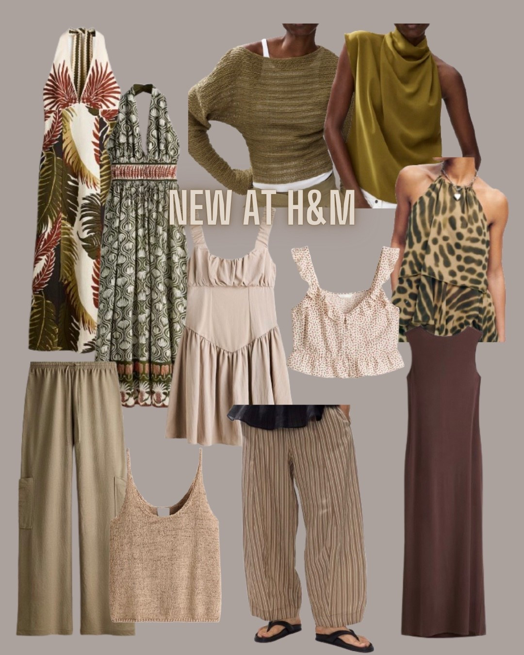 H&M fashion
Resort wear
Maxi dress
Balloon pants
