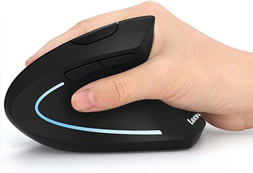 Lekvey Ergonomic Mouse, Vertical Wireless Mouse - Rechargeable 2.4GHz Optical Vertical Mice : 3 A... | Amazon (US)