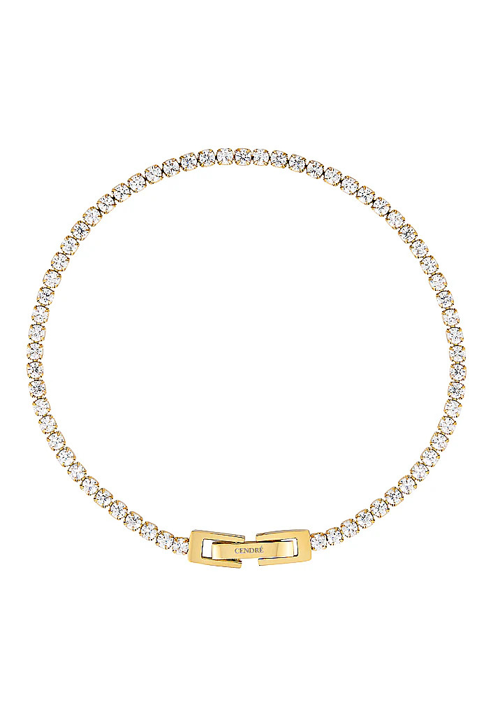 Tabitha Baby Tennis Bracelet | Gold | Cendre