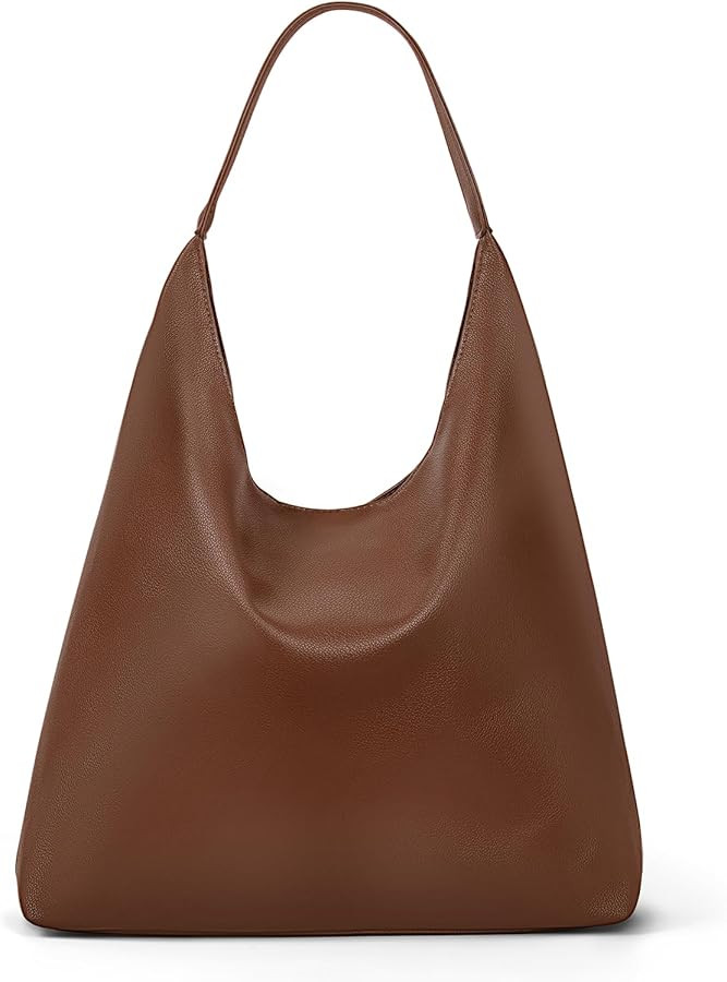 VOSTEVAS Leather Tote Bag Hobo Bags for Women Slouchy Tote Purses Work Shoulder Handbag for Trave... | Amazon (CA)