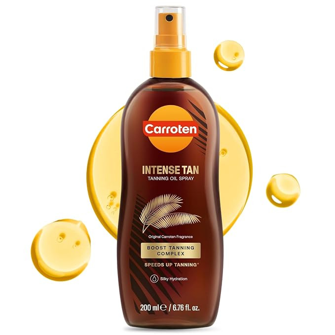 Carroten Intensive Tanning Oil Spray | Browning Oil Tan Accelerator | Vitamin E with Carrot & Coc... | Amazon (US)