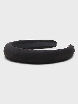 Padded Faux-Suede Headband | Banana Republic Factory