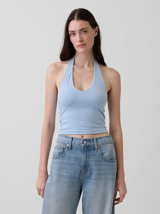 CloseKnit Halter Crop Top | Gap (US)
