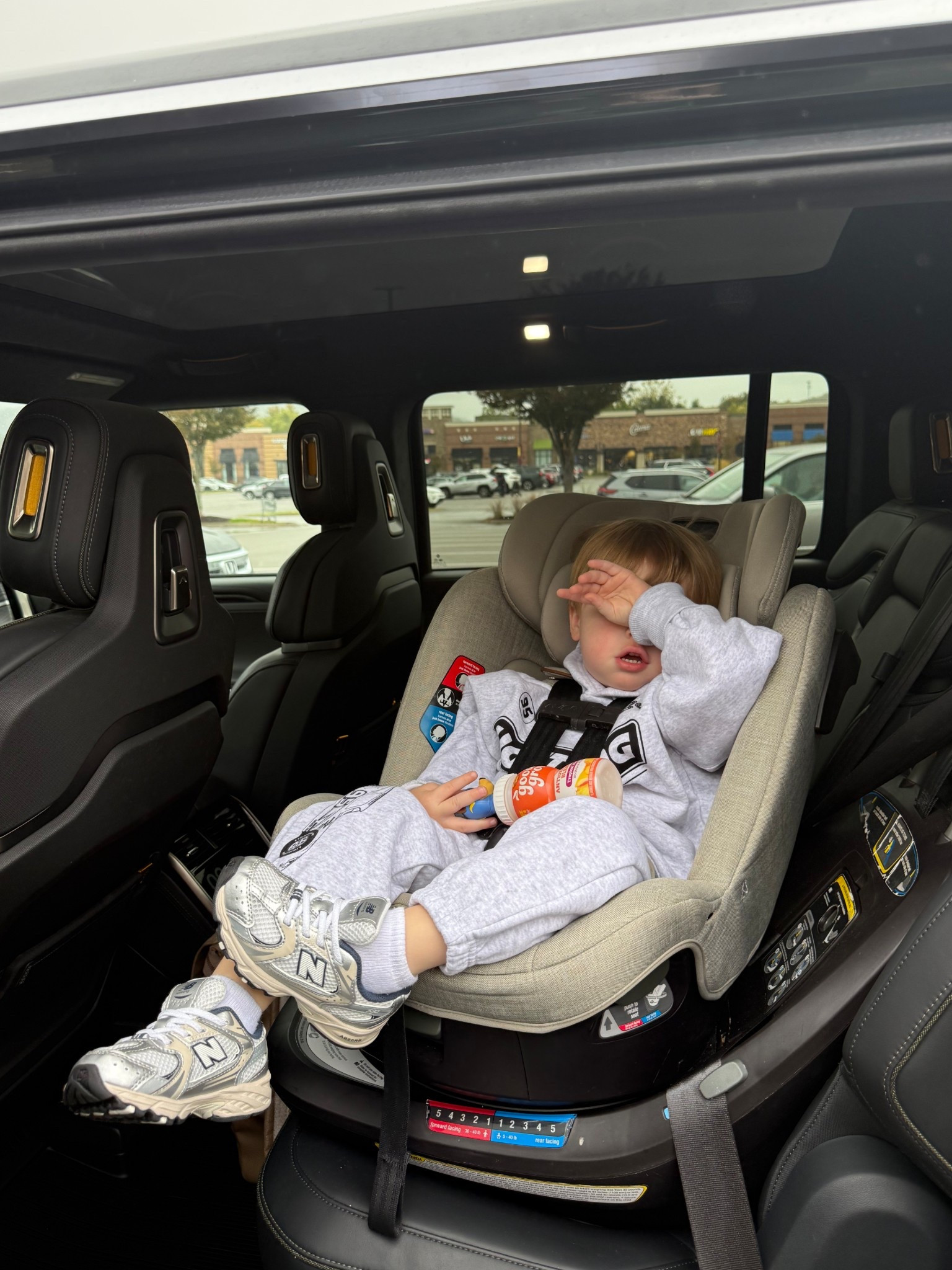 pants i bought his tts 2T. sweatshirt i got him a 3T. shoes i size up and got a 10. perfect for wide feet. 

#LTKShoeCrush #LTKBaby #LTKKids