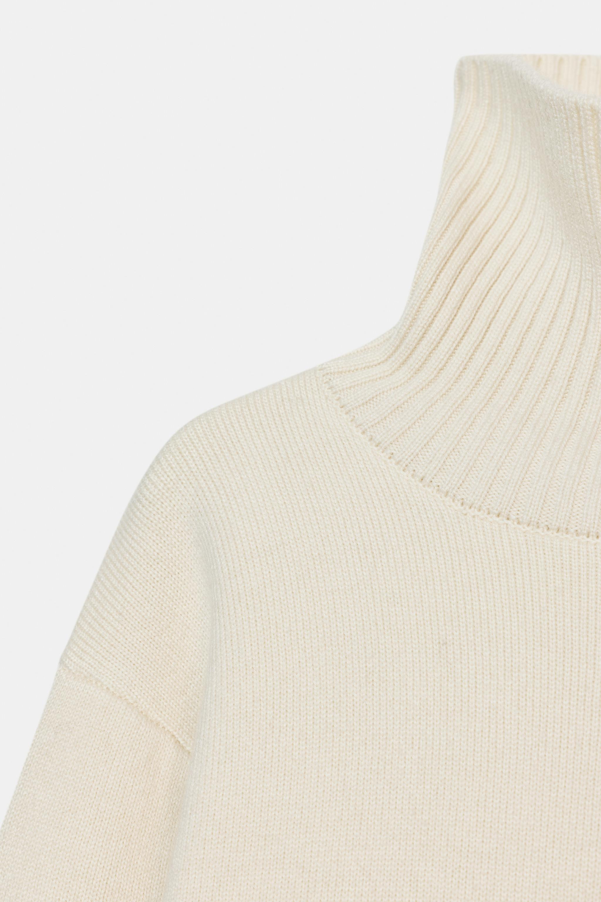 WOOL HIGH NECK JUMPER | Zara UK