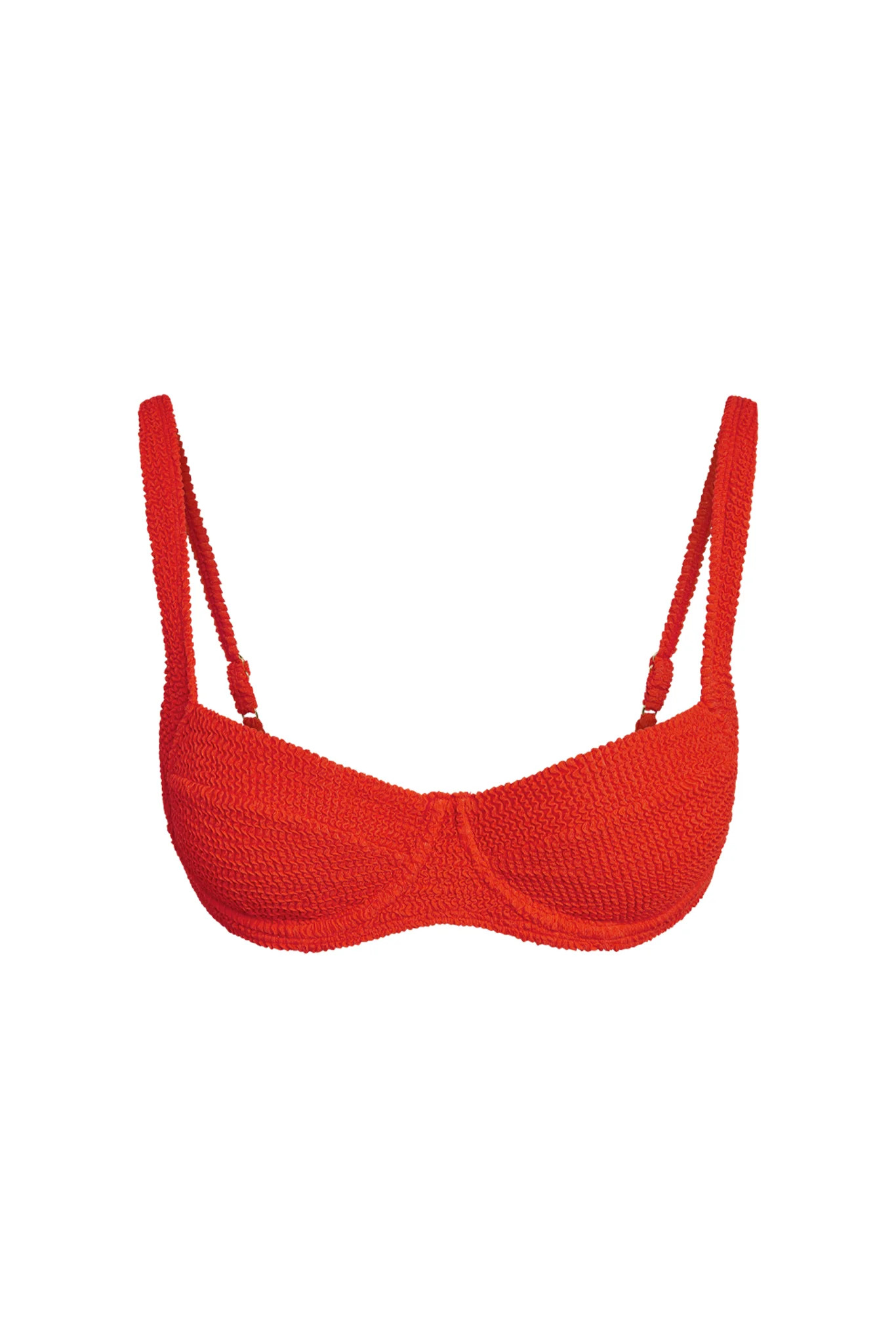 Sorrento Top - Chili Pepper Crinkle | Monday Swimwear