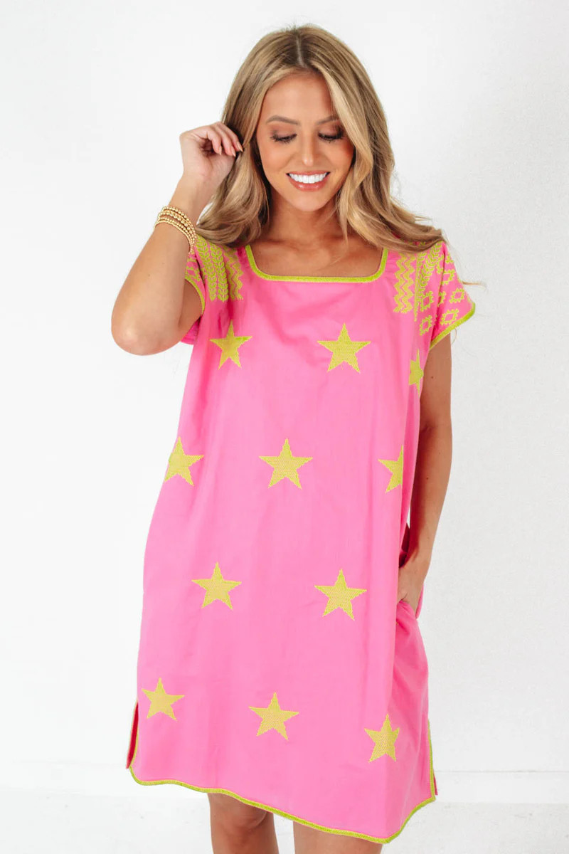 The Delanie Dress - Pink | The Impeccable Pig