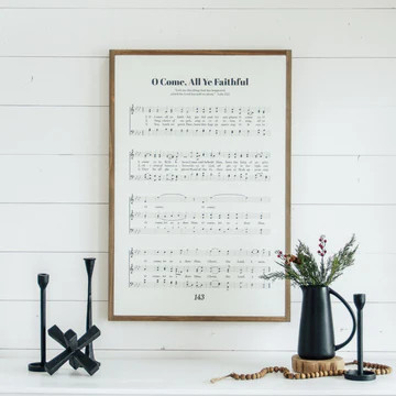 O Come All Ye Faithful | Sheet Music | Joyfully Said