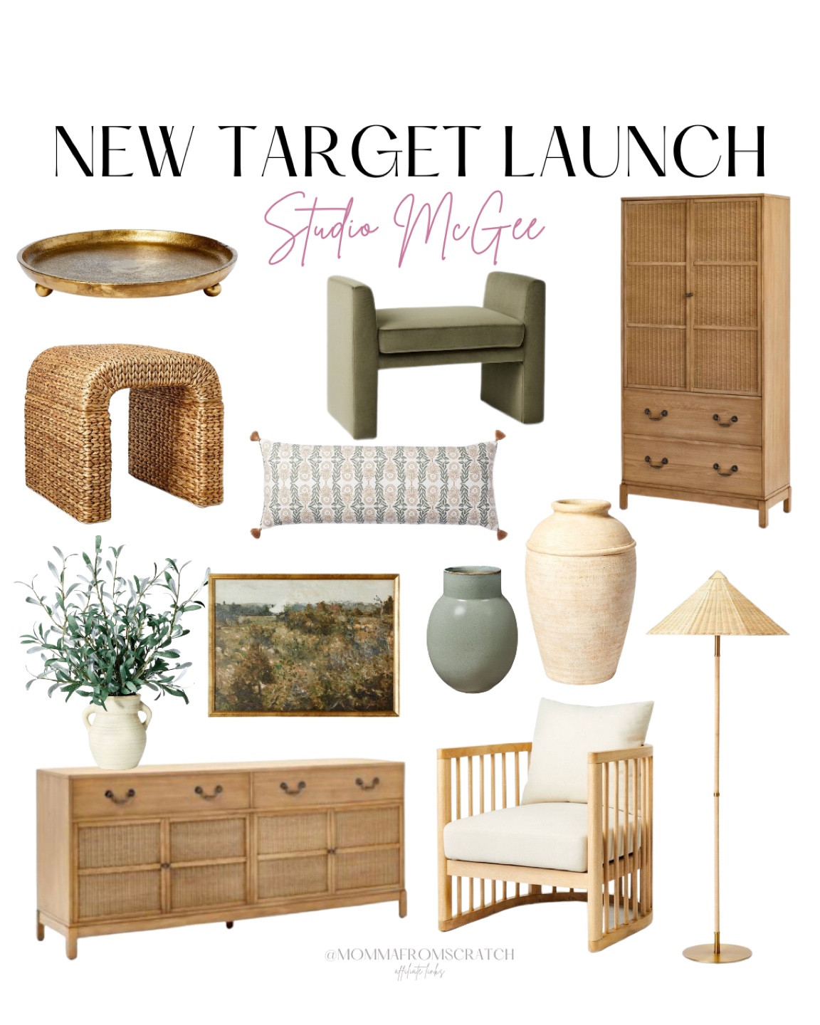 Studio McGee, target decor, dresser, chest, accent chair, bench, floor lamp, art, side table

#LTKstyletip #LTKhome #LTKunder100