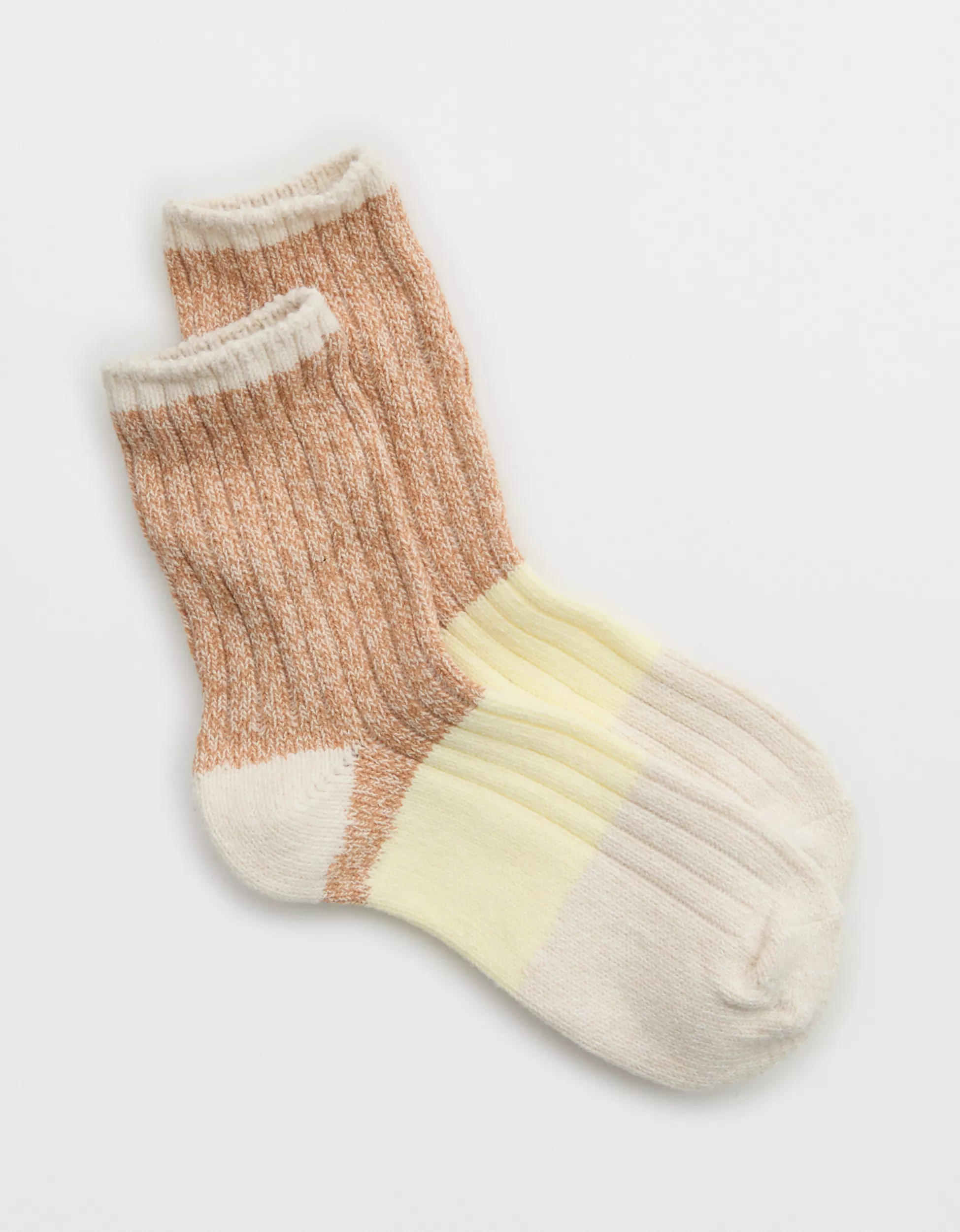 Aerie Colorblock Marled Crew Socks | Aerie