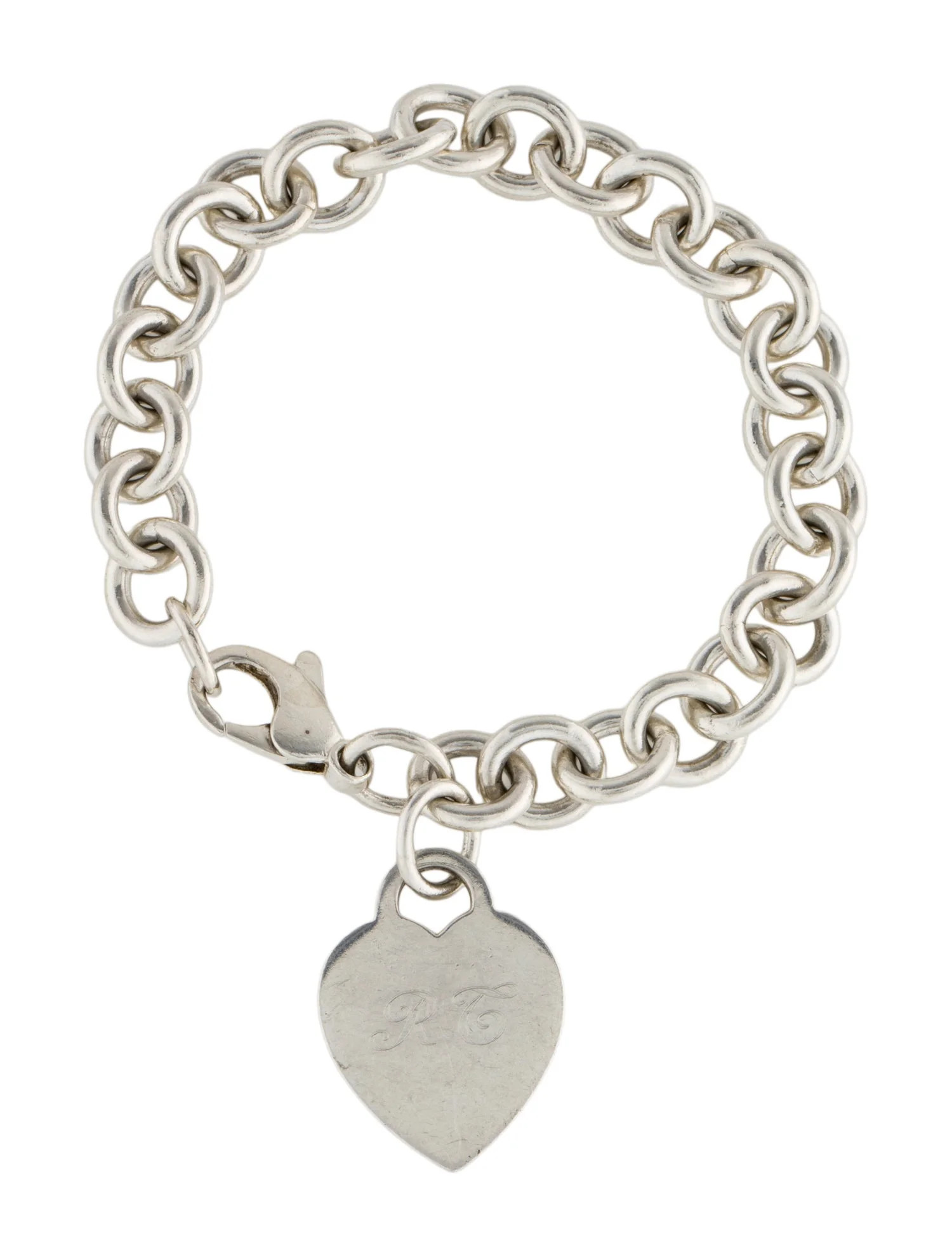 Heart Tag Charm Bracelet | The RealReal