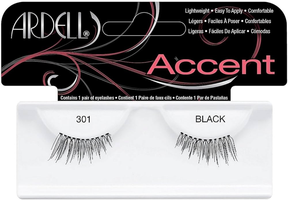 Ardell Accent Lashes, Black [301] 1 Pair (Pack of 5) | Amazon (US)