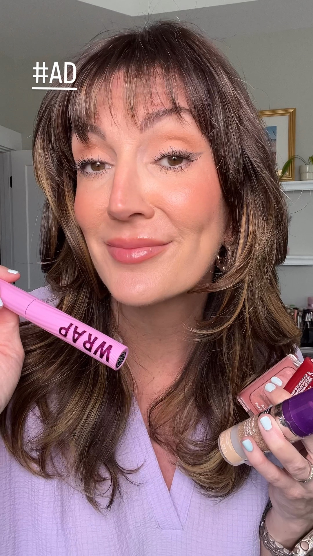 #ad Do NOT under estimate what the @covergirl simply ageless skin perfector essence can do for giving you the best skin ever, along with a few other superstar COVERGIRL products!

Shades I’m wearing in all products list listed below 👇🏼 
Skin tint : light, medium, 
blush : rose latte, 
wrap mascara : max motion black, bronzer : honey bun, 
and lip gloss : you’re just jelly 

@Target @covergirl #TargetPartner #SkinPerfectorEssence #COVERGIRL #EasyBreezyBeautiful

#LTKgrwm #LTKmorningroutine #LTKBeauty